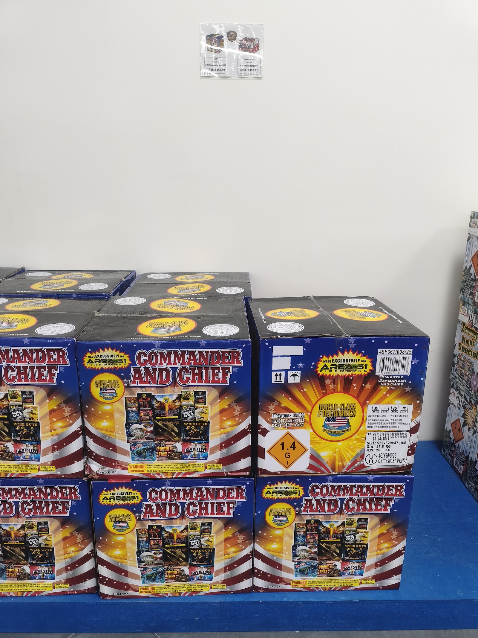 A view inside Battleborn Fireworks